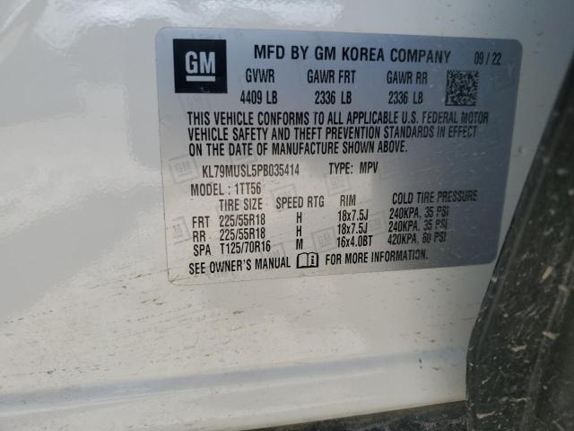 2023 CHEVROLET TRAILBLAZE - KL79MUSL5PB035414