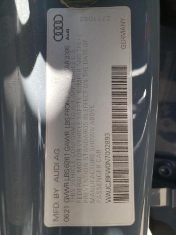 2022 AUDI E-TRON GT - WAUCJBFW0N7002893