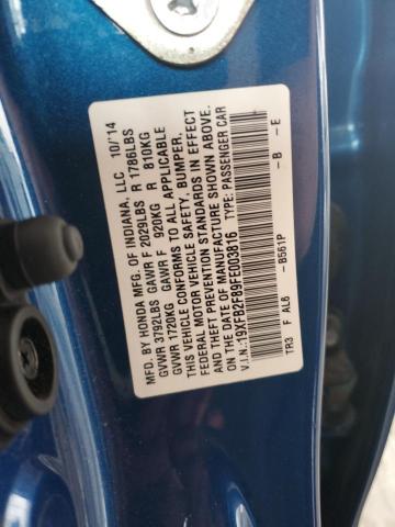2015 HONDA CIVIC EX - 19XFB2F89FE003816