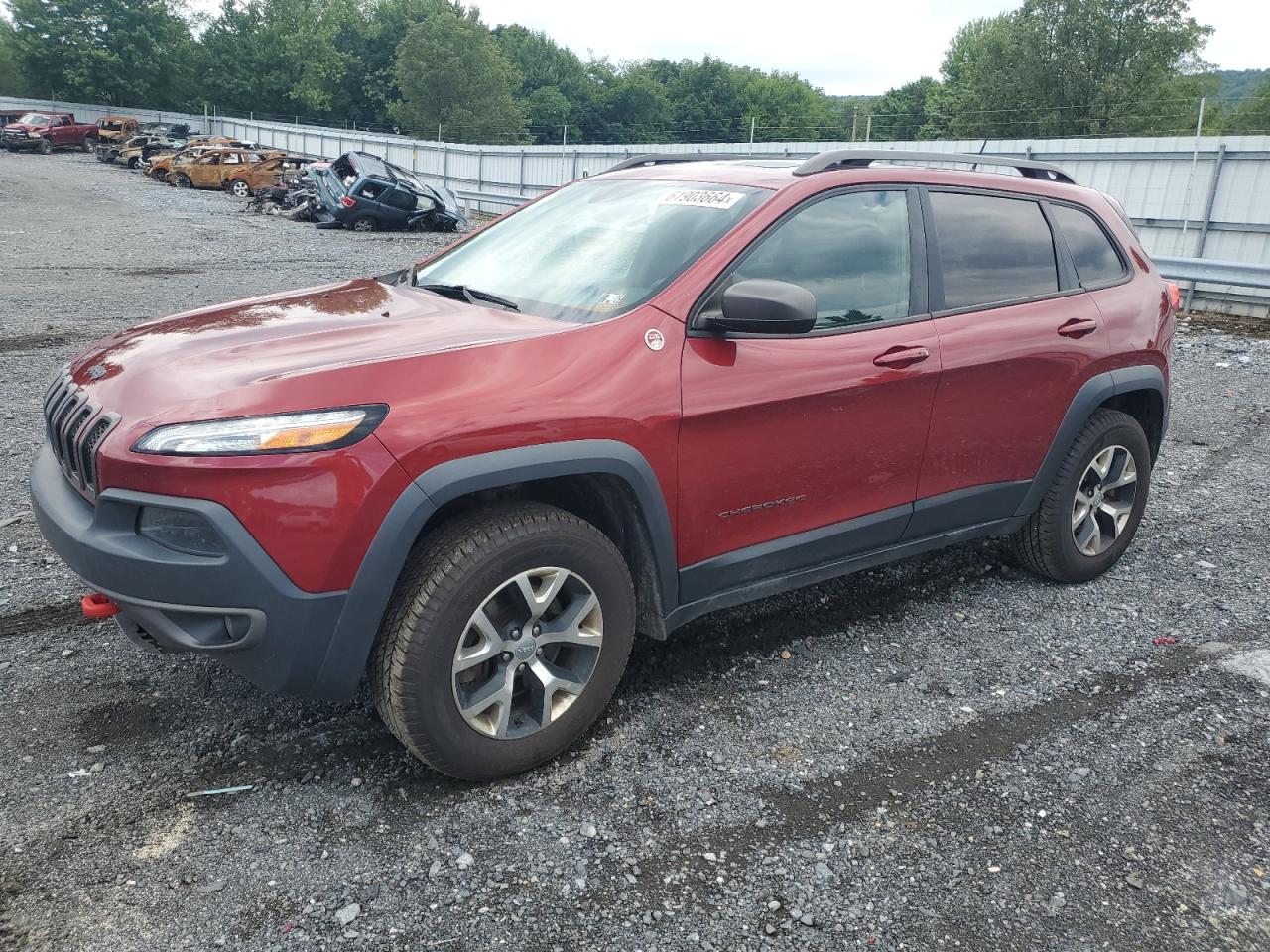 1C4PJMBSXFW569736 2015 Jeep Cherokee Trailhawk