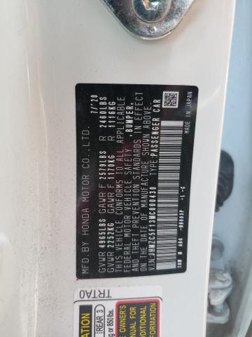 2021 HONDA CLARITY JHMZC5F13MC000430