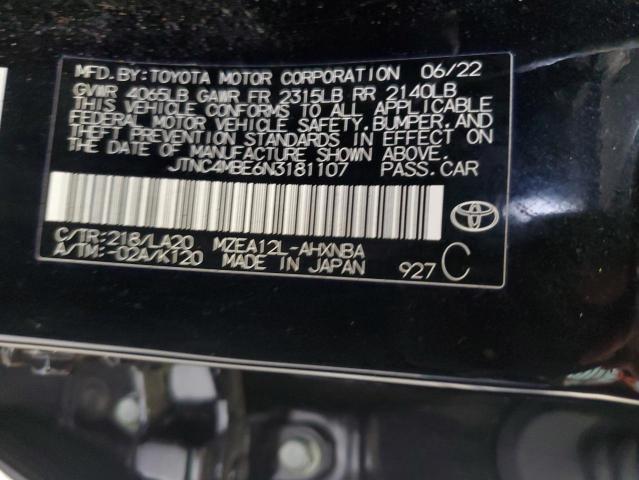 2022 TOYOTA COROLLA XS - JTNC4MBE6N3181107