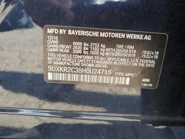 5UXKR2C38H0U24715 2017 BMW X5 - Image 14