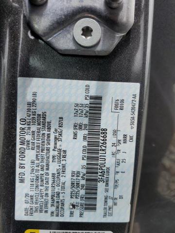 VIN 3FA6P0LU1LR266688 2020 Ford Fusion, SE no.13