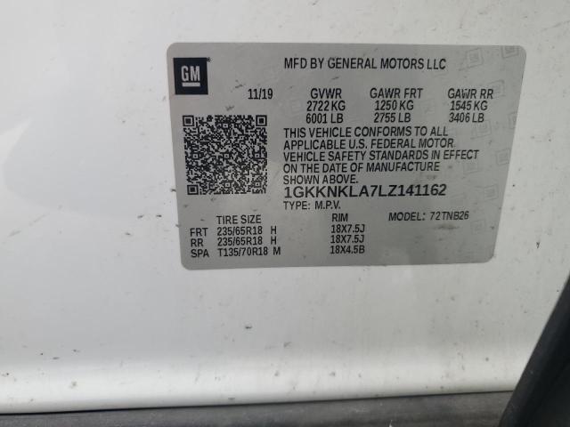 VIN 1GKKNKLA7LZ141162 2020 GMC Acadia, Sle no.13