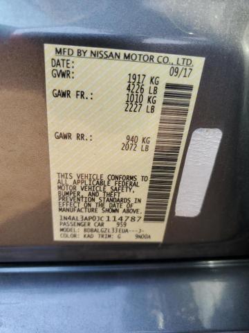 2018 NISSAN ALTIMA 2.5 - 1N4AL3AP0JC114787