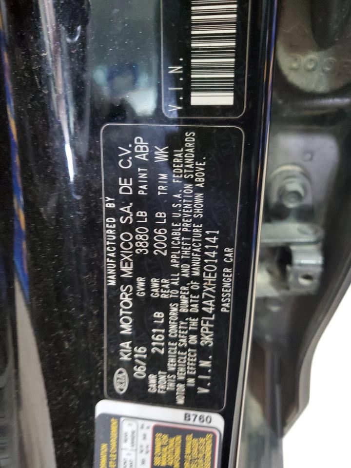 3KPFL4A7XHE014141 2017 Kia Forte Lx