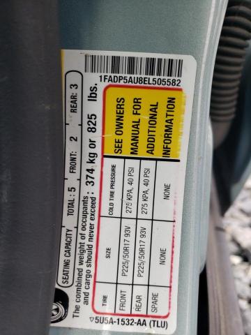 2014 Ford C-Max Se VIN: 1FADP5AU8EL505582 Lot: 61550764