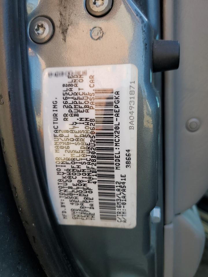 4T1BF28B02U250628 2002 Toyota Avalon Xl