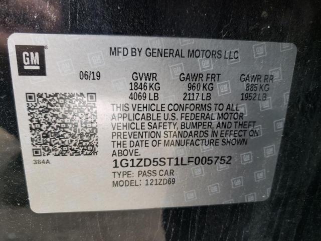 2020 CHEVROLET MALIBU LT - 1G1ZD5ST1LF005752