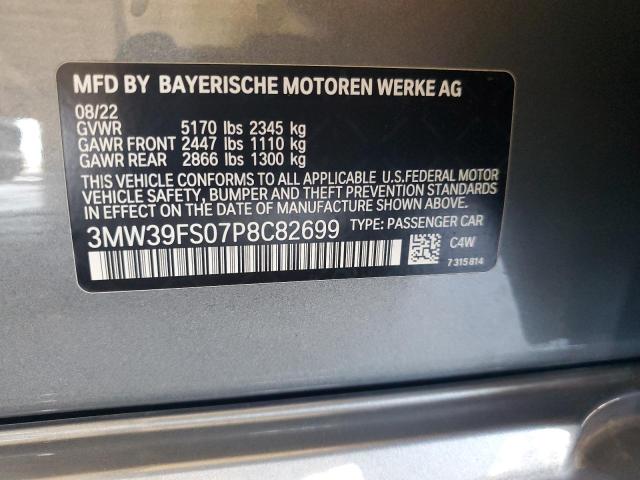 2023 BMW 330XE 3MW39FS07P8C82699