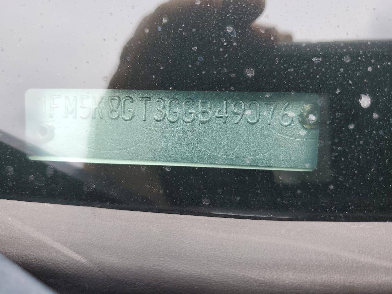 1FM5K8GT3GGB49076 2016 Ford Explorer Sport