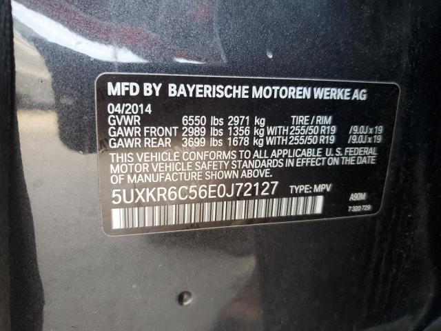 VIN 5UXKR6C56E0J72127 2014 BMW X5, Xdrive50I no.13