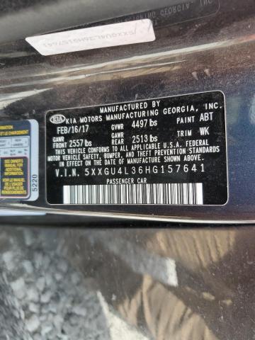 2017 KIA OPTIMA EX - 5XXGU4L36HG157641
