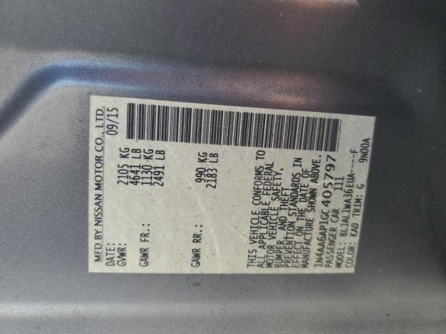 2016 NISSAN MAXIMA 3.5 - 1N4AA6AP1GC405797