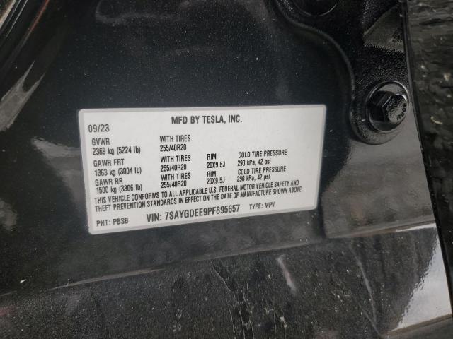 2023 TESLA MODEL Y - 7SAYGDEE9PF895657