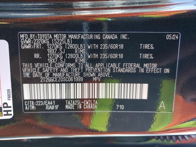 2025 LEXUS NX 350 PRE 2T2GGCEZ0SC061999