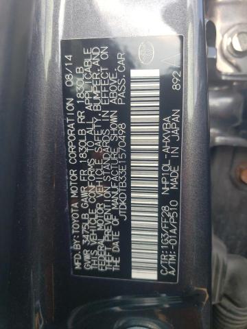 VIN JTDKDTB33E1570498 2014 Toyota Prius no.13