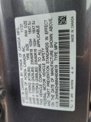 2022 HONDA CR-V EXL - 2HKRW2H89NH604619