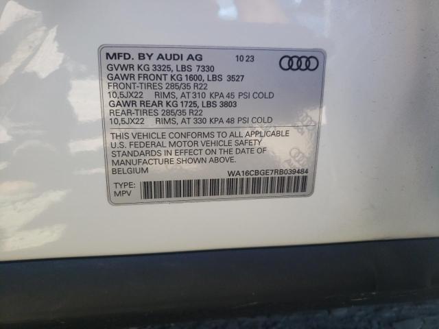 2024 AUDI SQ8 E-TRON WA16CBGE7RB039484