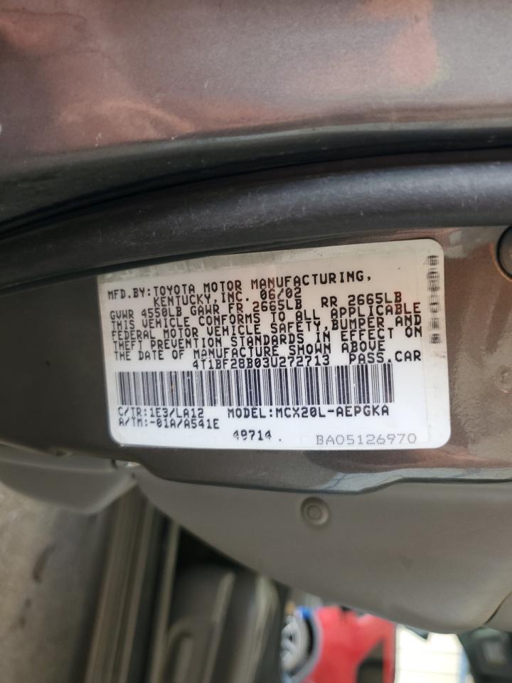 4T1BF28B03U272713 2003 Toyota Avalon Xl