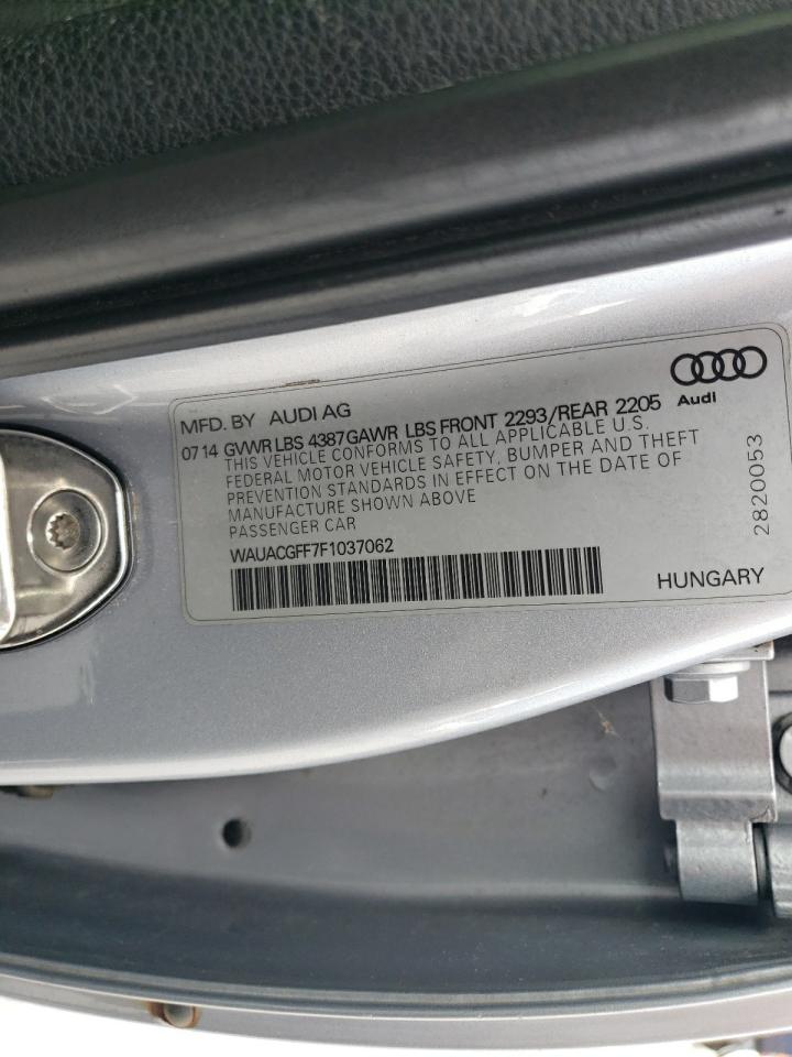 WAUACGFF7F1037062 2015 Audi A3 Premium