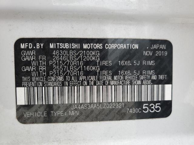 2020 MITSUBISHI ECLIPSE CR - JA4AS3AA5LZ022321