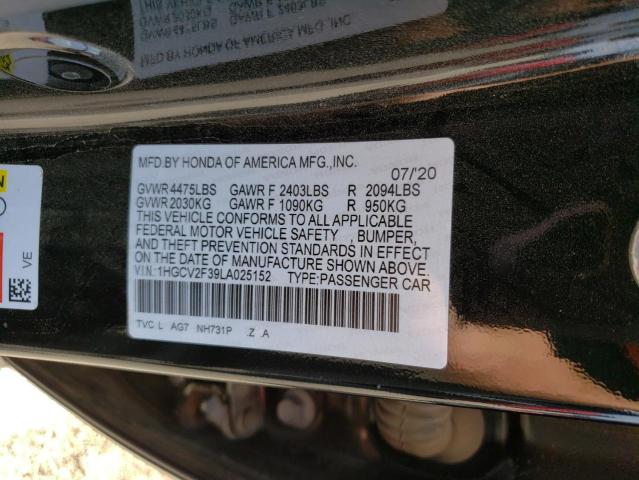 2020 HONDA ACCORD SPO - 1HGCV2F39LA025152