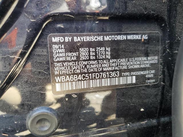 2015 BMW ALPINA B6 WBA6B4C51FD761363