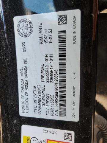 2023 HONDA CR-V SPORT - 2HKRS6H96PH208646