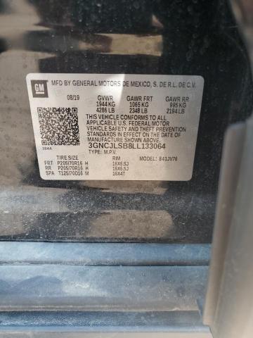 2020 Chevrolet Trax 1Lt VIN: 3GNCJLSB8LL133064 Lot: 62309294