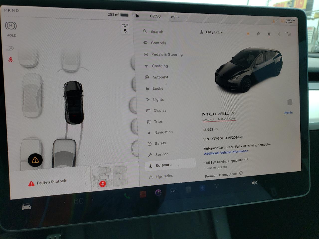 5YJYGDEF4MF209476 2021 Tesla Model Y