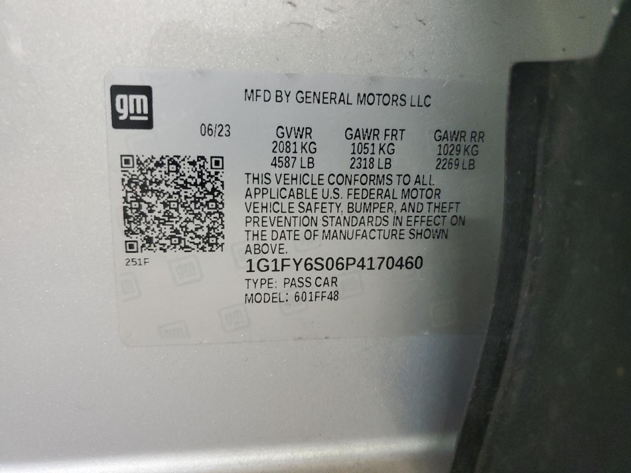 1G1FY6S06P4170460 2023 Chevrolet Bolt Euv Lt