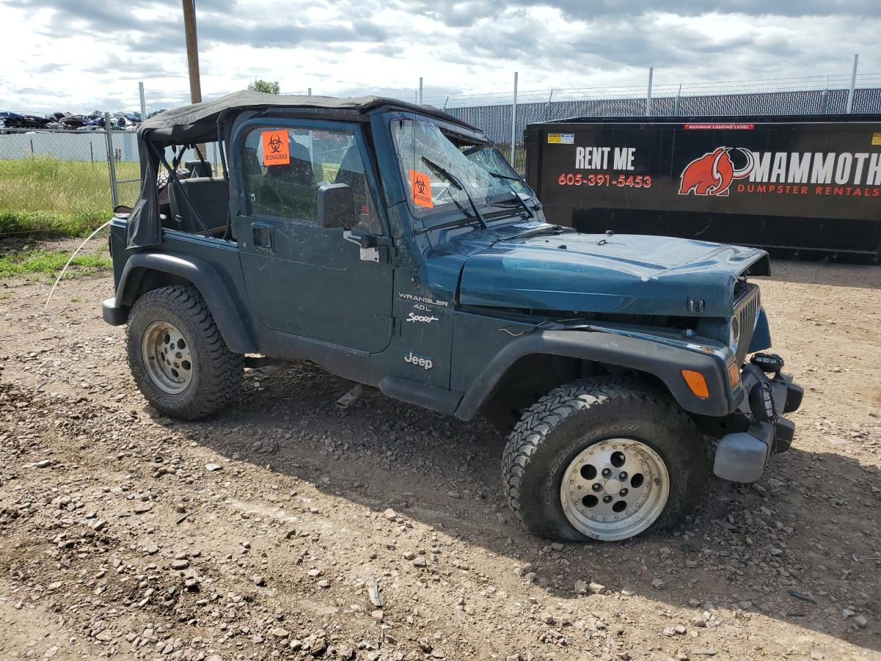 Lot #2888674659 1998 JEEP WRANGLER /