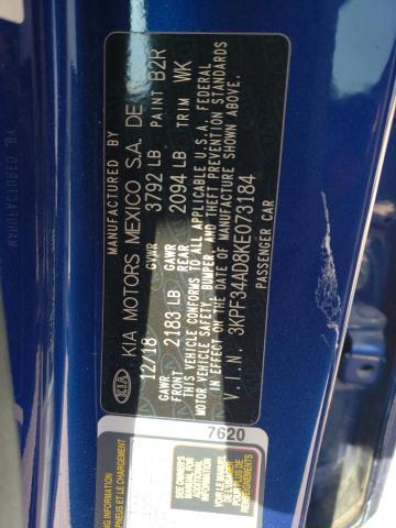 2019 KIA FORTE GT L - 3KPF34AD8KE073184
