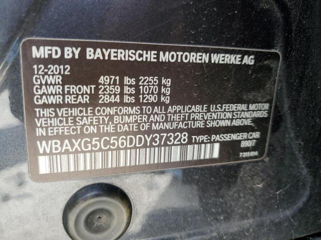 VIN WBAXG5C56DDY37328 2013 BMW 5 Series, 528 I no.12