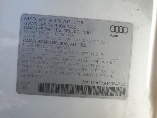 VIN WA1L2AFP3GA094732 2016 Audi Q5, Premium Plus no.14