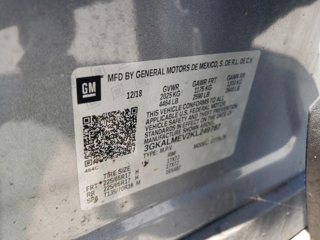 2019 GMC TERRAIN SL - 3GKALMEV2KL249787