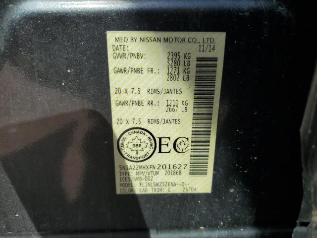 2015 NISSAN MURANO S - 5N1AZ2MHXFN201627