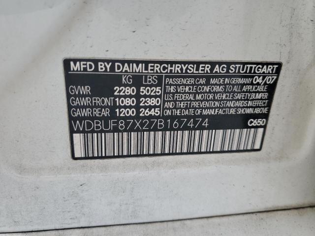 2007 Mercedes-Benz E 350 4Matic VIN: WDBUF87X27B167474 Lot: 62547594