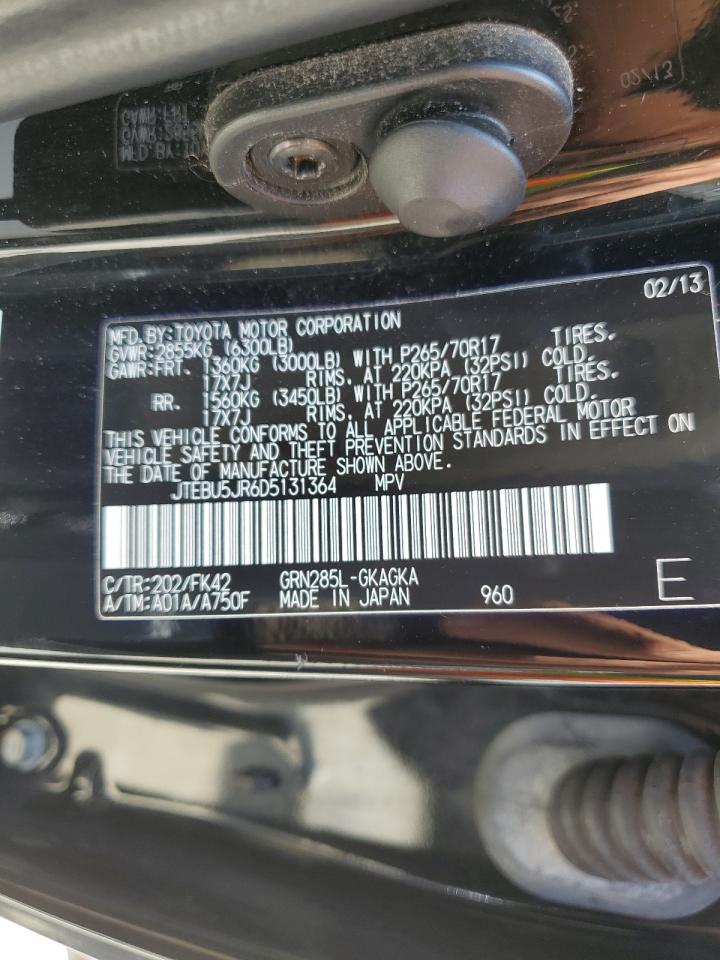 JTEBU5JR6D5131364 2013 Toyota 4Runner Sr5