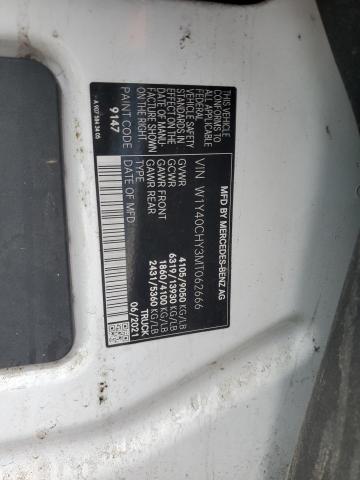 2021 Mercedes-Benz Sprinter 2500 VIN: W1Y40CHY3MT062666 Lot: 61694754