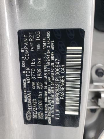 2024 HYUNDAI VENUE SEL - KMHRC8A31RU306647
