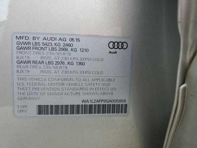 VIN WA1L2AFP9GA005858 2016 Audi Q5, Premium Plus no.13