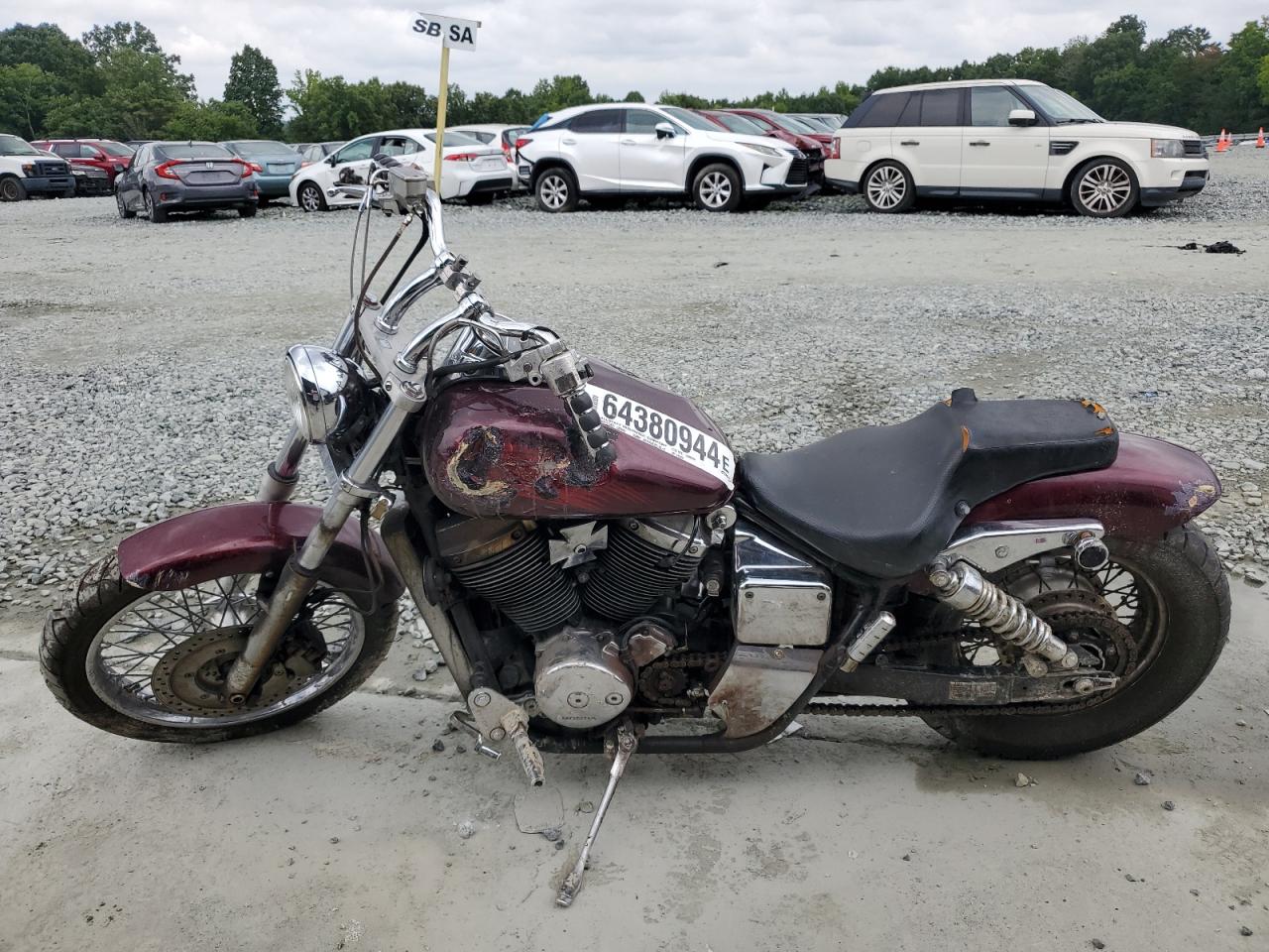 Lot #3037263540 2002 HONDA VT750 DC