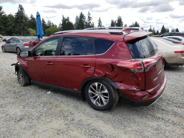 TOYOTA RAV4 HV LE 2018 red  hybrid engine JTMRJREV8JD173188 photo #3