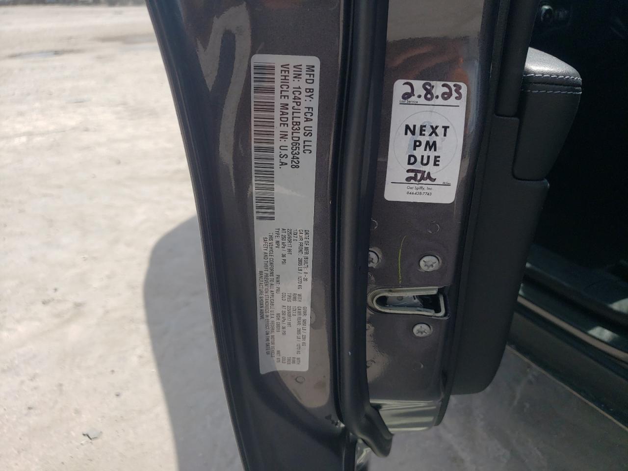 1C4PJLLB3LD653428 2020 Jeep Cherokee Latitude Plus