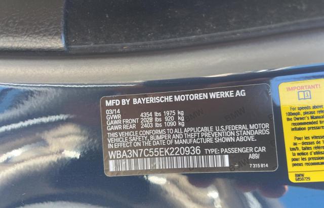 VIN WBA3N7C55EK220936 2014 BMW 4 Series, 428 I no.10