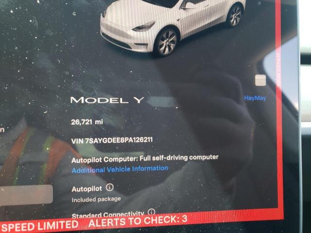 2023 Tesla Model Y VIN: 7SAYGDEE8PA126211 Lot: 62921084