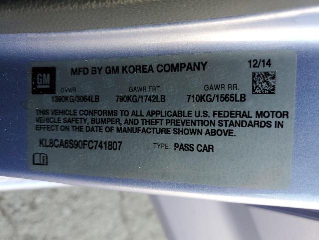 2015 CHEVROLET SPARK LS - KL8CA6S90FC741807